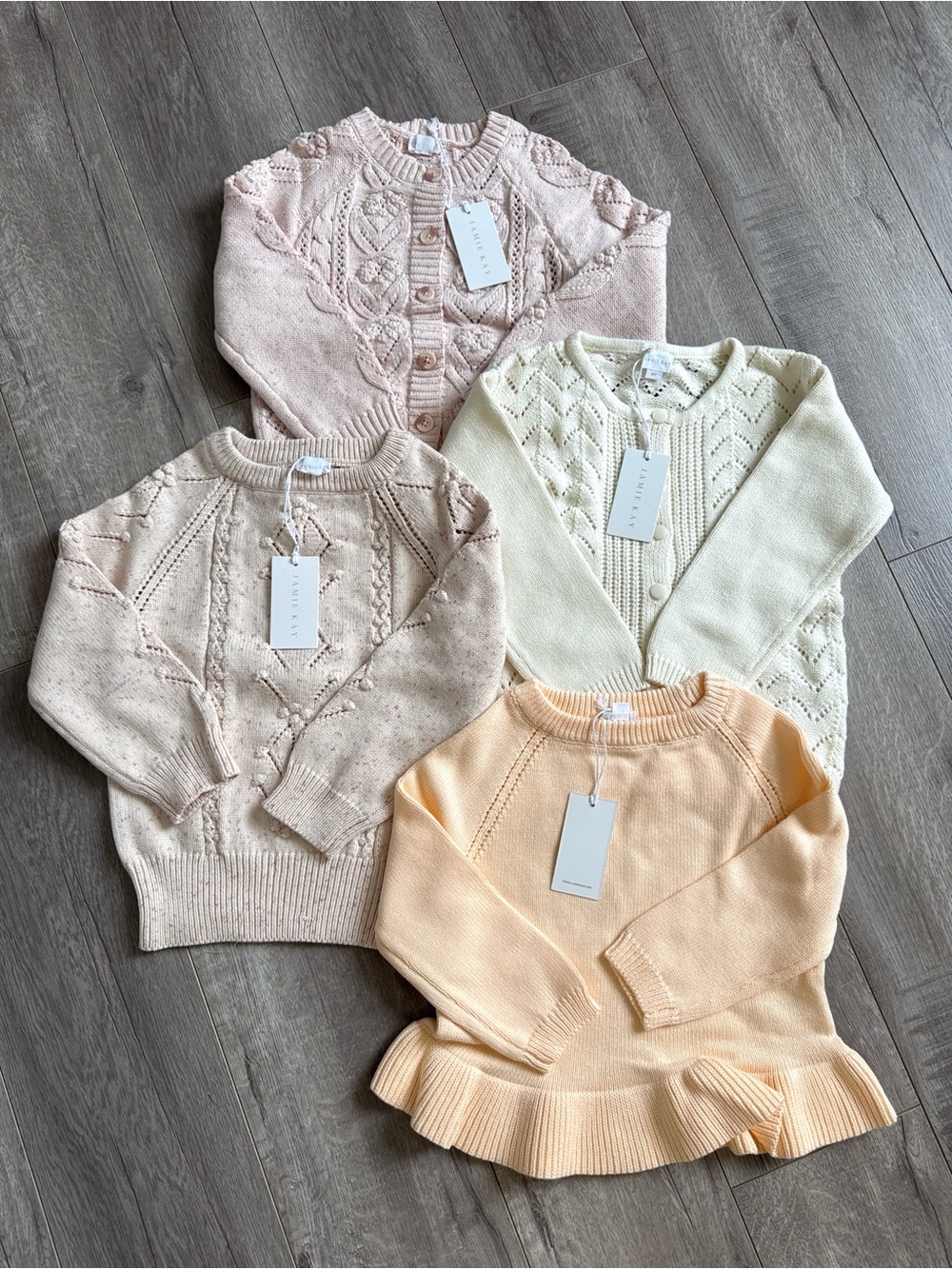 Jamie Kay Bundle 4T Girls NWT Sophie Katie Ava Ellery Knit Sweater Set